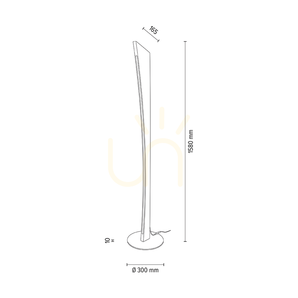 Kontrola Stojací lampa Ziad, olejovaný dub/černá, 1xLED 33 W, Ø30 cm Stojací lampa Ziad, olejovaný dub/černá, 1xLED 33 W, Ø30 cm