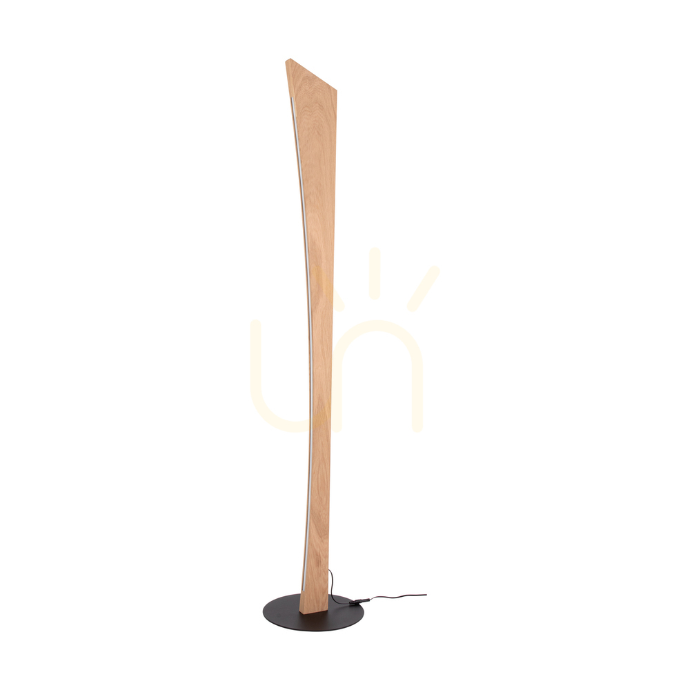 Kontrola Stojací lampa Ziad, olejovaný dub/černá, 1xLED 33 W, Ø30 cm Stojací lampa Ziad, olejovaný dub/černá, 1xLED 33 W, Ø30 cm