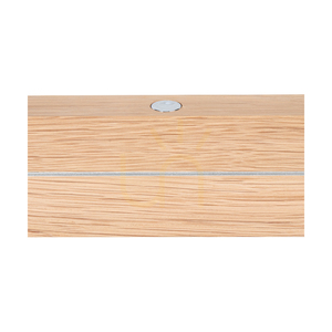 Dvojité závěsné svítidlo, olejovaný dub/matný nikl, 3×LED 29 W, osvětlení nahoru i dolů, 120 cm small 2