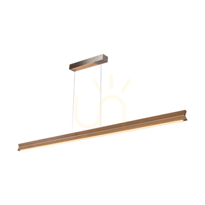 Dvojité závěsné svítidlo, olejovaný dub/matný nikl, 3×LED, 42 W, osvětlení nahoru i dolů, 160 cm 1 Dvojité závěsné svítidlo, olejovaný dub/matný nikl, 3×LED, 42 W, osvětlení nahoru i dolů, 160 cm small 1