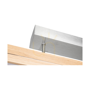 Dvojité stropní svítidlo, olejovaný dub/matný nikl, 3×LED, 23 W, 100 cm 2 Dvojité stropní svítidlo, olejovaný dub/matný nikl, 3×LED, 23 W, 100 cm small 2