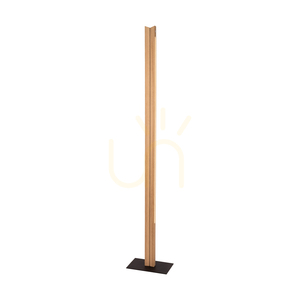 Stojací lampa Brinova TWIN LED 36 W, olejovaný dub a černá, 151 cm small 1