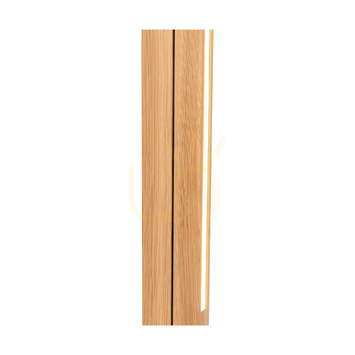 Kontrola Stojací lampa Brinova TWIN LED 36 W, olejovaný dub a černá, 151 cm