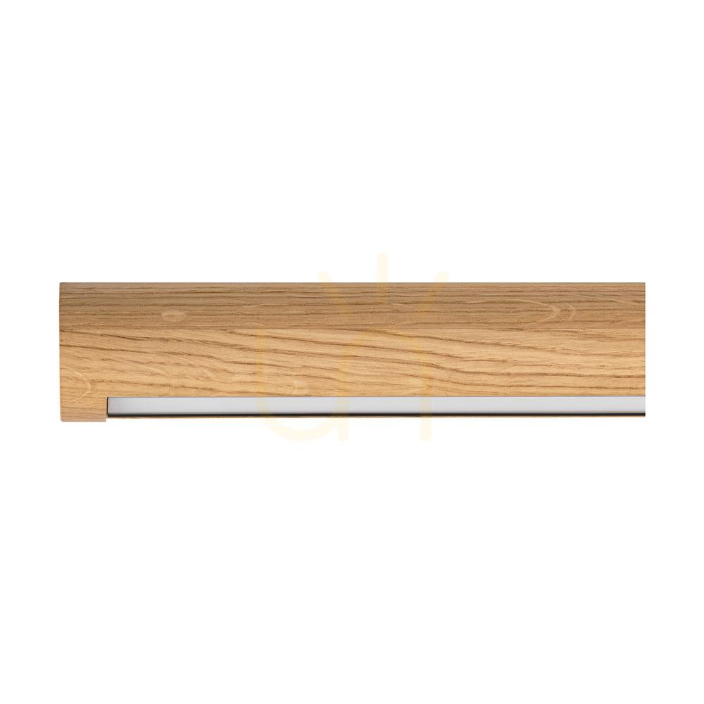 Náhled Stropní svítidlo Conor, olejovaný dub/černá, 1xLED 34,5 W, osvětlení nahoru i dolů, 120 cm Stropní svítidlo Conor, olejovaný dub/černá, 1xLED 34,5 W, osvětlení nahoru i dolů, 120 cm