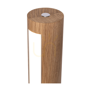 Stojací lampa Conor, olejovaný dub/matný nikl, 1xLED 32 W, Ø30 cm 3 Stojací lampa Conor, olejovaný dub/matný nikl, 1xLED 32 W, Ø30 cm small 3