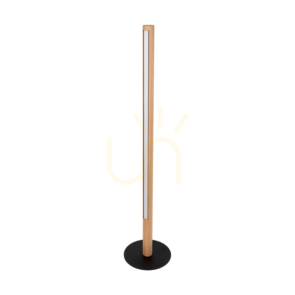 Conor Floor Lamp, Oiled Oak/Black, 1xLED 32 W, Ø30 cm