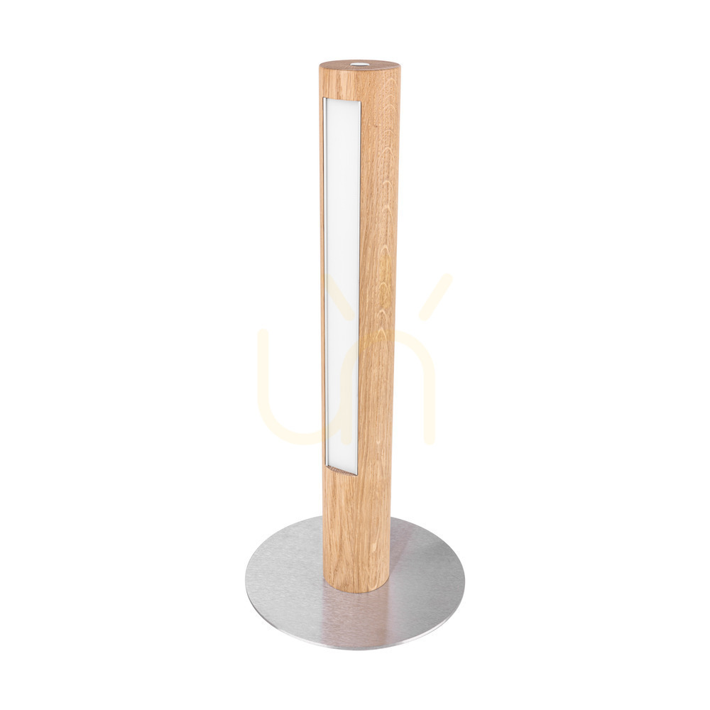 Conor Table Lamp, Oiled Oak/Matte Nickel, 1xLED 9 W, Ø20 cm
