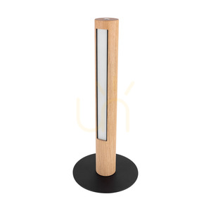 Stolní lampa Conor, olejovaný dub/černá, 1xLED 9 W, Ø 20 cm 0 Stolní lampa Conor, olejovaný dub/černá, 1xLED 9 W, Ø 20 cm small 0