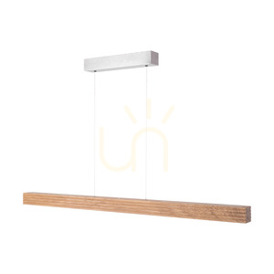 Závěsné svítidlo Riflet, olejovaný dub/matný nikl, 3×LED, 47 W, osvětlení nahoru i dolů, 120 cm small 2