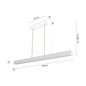Závěsné svítidlo Riflet, olejovaný dub/černá, 3×LED, 47 W, osvětlení nahoru i dolů, 120 cm 5 Závěsné svítidlo Riflet, olejovaný dub/černá, 3×LED, 47 W, osvětlení nahoru i dolů, 120 cm small 5