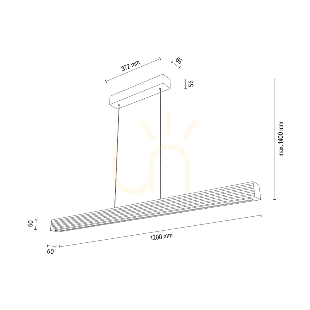 Kontrola Závěsné svítidlo Riflet, olejovaný dub/černá, 3×LED, 47 W, osvětlení nahoru i dolů, 120 cm Závěsné svítidlo Riflet, olejovaný dub/černá, 3×LED, 47 W, osvětlení nahoru i dolů, 120 cm
