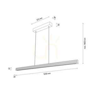Závěsné svítidlo Riflet, olejovaný dub/matný nikl, 3×LED, 28 W, osvětlení nahoru i dolů, 120 cm 3 Závěsné svítidlo Riflet, olejovaný dub/matný nikl, 3×LED, 28 W, osvětlení nahoru i dolů, 120 cm small 3