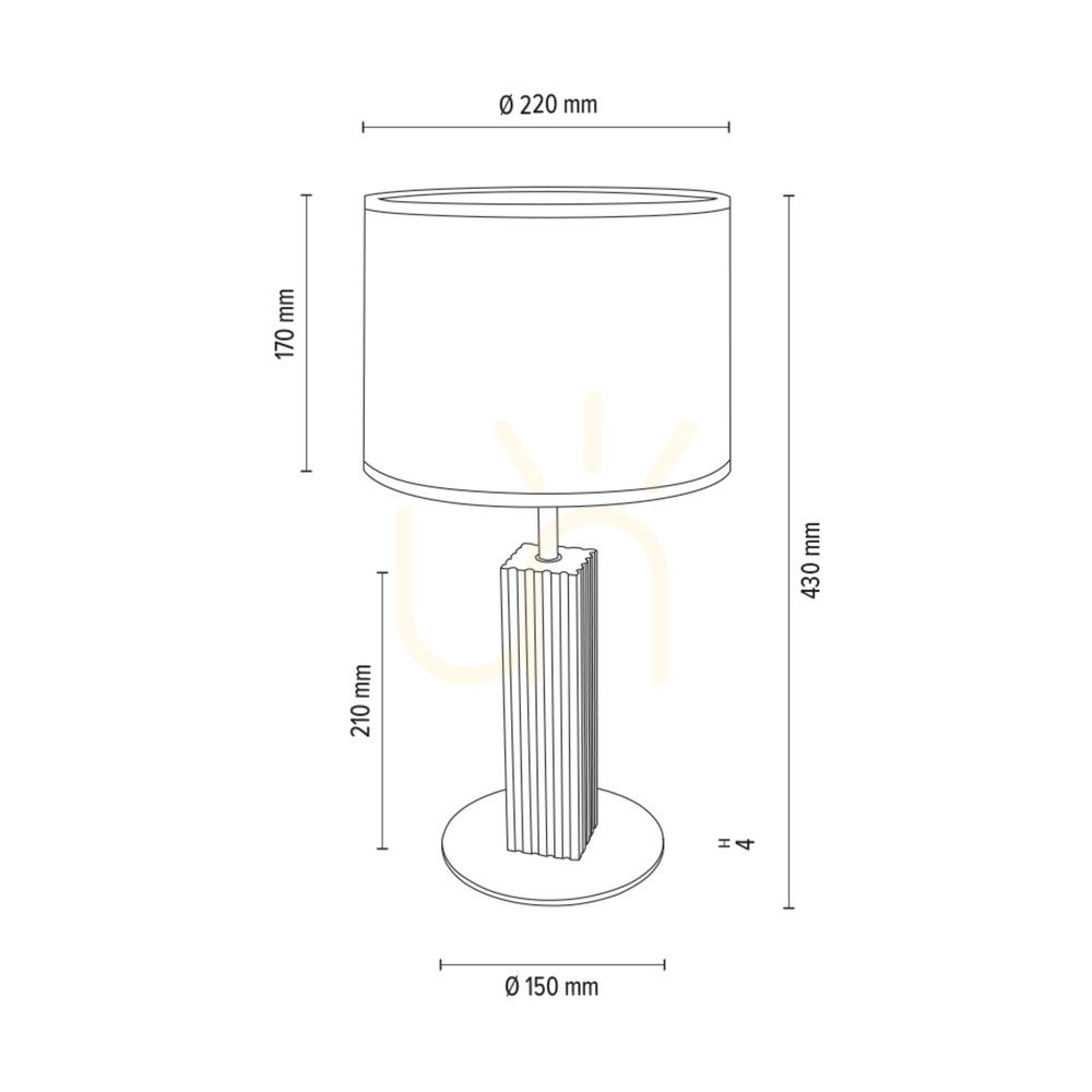 Zobrazit Stolní lampa Riflet, olejovaný dub/černá, hnědo-černo-zlaté stínidlo, 1xE27, Ø22 cm Stolní lampa Riflet, olejovaný dub/černá, hnědo-černo-zlaté stínidlo, 1xE27, Ø22 cm