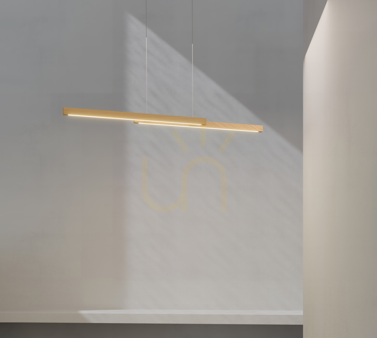 Zobrazit Závěsné svítidlo Smal CCT, olejovaný dub, 2xLED, 27,2 W, 120 cm Závěsné svítidlo Smal CCT, olejovaný dub, 2xLED, 27,2 W, 120 cm