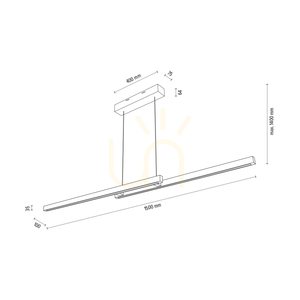 Malé závěsné svítidlo Smal z dubového dřeva s olejovou povrchovou úpravou, 2xLED, 34,3 W, osvětlení nahoru i dolů, 150 cm 3 Malé závěsné svítidlo Smal z dubového dřeva s olejovou povrchovou úpravou, 2xLED, 34,3 W, osvětlení nahoru i dolů, 150 cm small 3