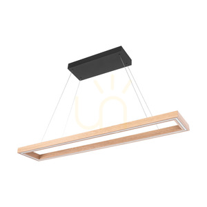 Závěsné svítidlo Legno, olejovaný dub/černá, 3xLED, 68 W, osvětlení nahoru i dolů, 124,5 cm small 0