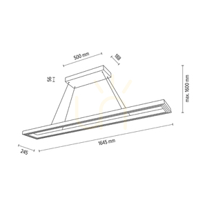Závěsné svítidlo Legno, olejovaný dub/matný nikl, 3xLED, 80 W, osvětlení nahoru i dolů, 164,5 cm 4 Závěsné svítidlo Legno, olejovaný dub/matný nikl, 3xLED, 80 W, osvětlení nahoru i dolů, 164,5 cm small 4