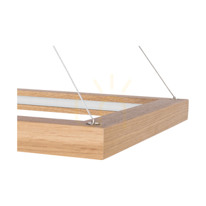 Závěsné svítidlo Legno, olejovaný dub, 1xLED 33 W, světlo směřující nahoru i dolů, 84 cm small 2