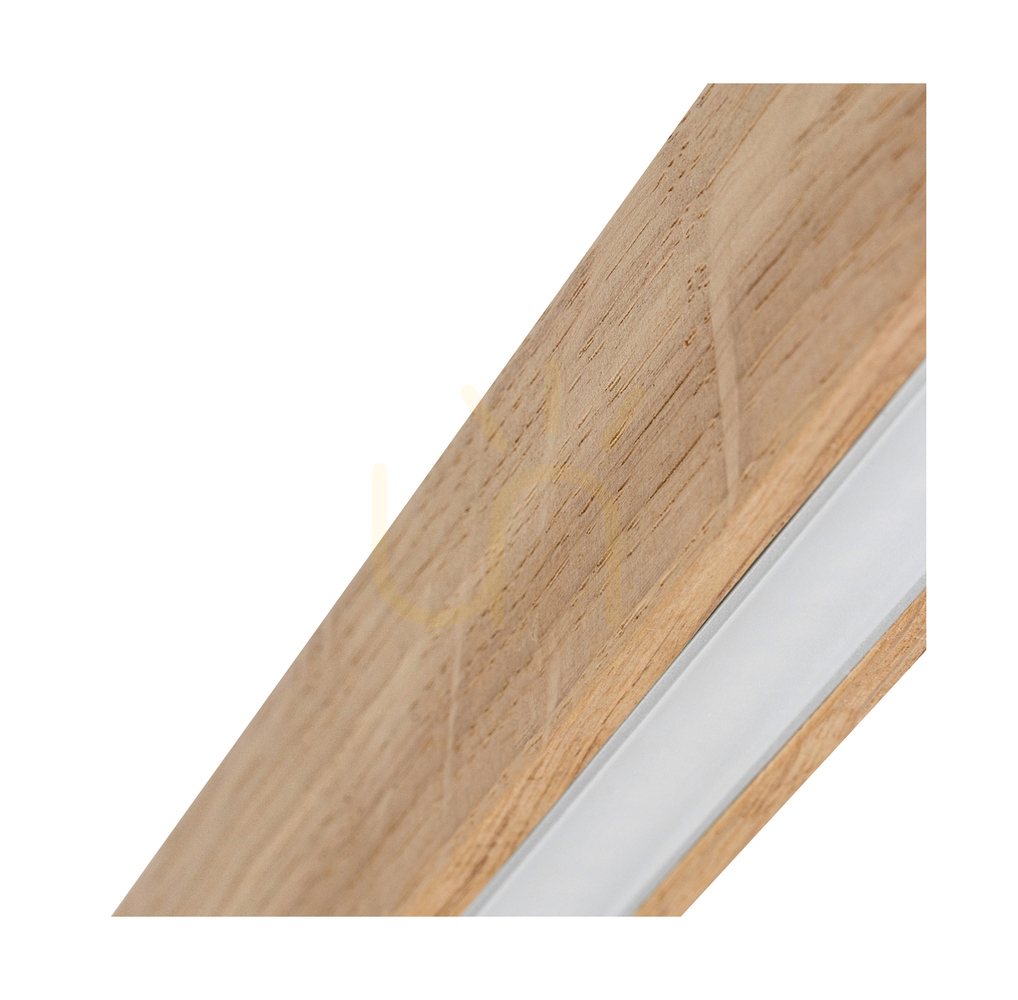 Náhled Stropní svítidlo / nástěnné svítidlo Ramme, olejovaný dub, 2xLED, 48 W, 83 cm Stropní svítidlo / nástěnné svítidlo Ramme, olejovaný dub, 2xLED, 48 W, 83 cm