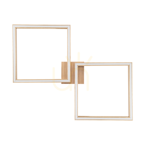 Kontrola Stropní svítidlo / nástěnné svítidlo Ramme, olejovaný dub, 2xLED, 48 W, 89 cm