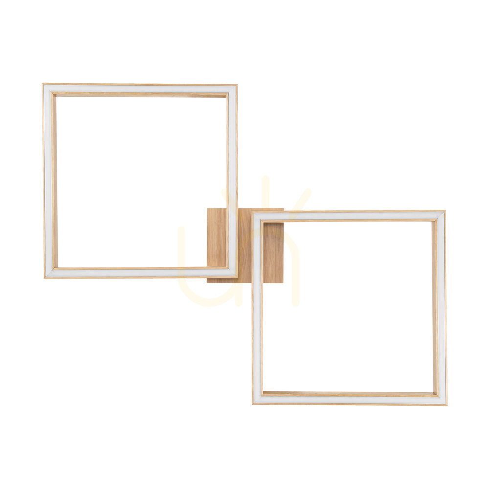 Stropní svítidlo / nástěnné svítidlo Ramme, olejovaný dub, 2xLED, 48 W, 89 cm
