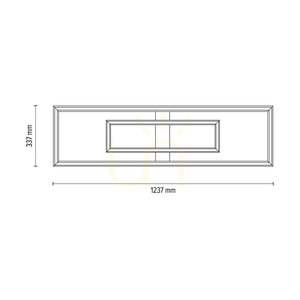 Stropní svítidlo / nástěnné svítidlo Ramme, olejovaný dub/matný nikl, 2xLED, 67,5 W, 123,7 cm 4 Stropní svítidlo / nástěnné svítidlo Ramme, olejovaný dub/matný nikl, 2xLED, 67,5 W, 123,7 cm small 4