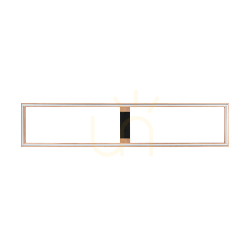 Ramme Ceiling Light / Wall Sconce, Oiled Oak/Black, 1xLED 57 W, 163.7 cm