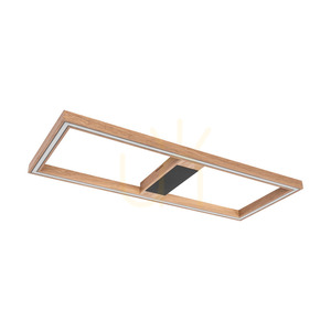Stropní svítidlo / nástěnné svítidlo Ramme, olejovaný dub/černá, 1xLED 33 W, 83,7 cm small 2