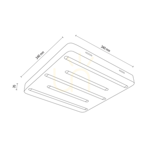 Stropní svítidlo / nástěnné svítidlo Neele, olejovaný dub, 5xLED, 19,5 W, 34 cm 5 Stropní svítidlo / nástěnné svítidlo Neele, olejovaný dub, 5xLED, 19,5 W, 34 cm small 5