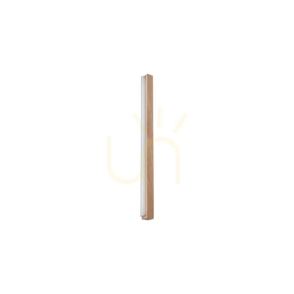 Aqua Luce Wall Sconce, Oiled Oak, 1xLED, 12 W, 79 cm