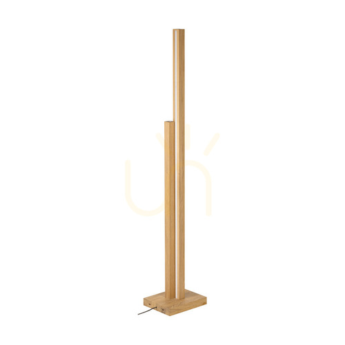 Kontrola Stojací lampa Soho, olejovaný dub, 2xLED, 37,5 W, 28 cm