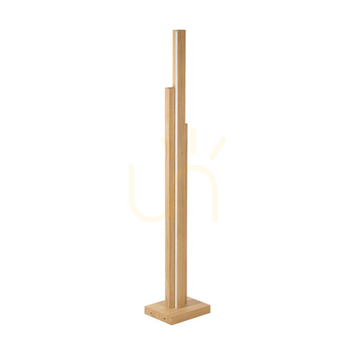 Kontrola Stojací lampa Soho, olejovaný dub, 3xLED, 60 W, 28 cm