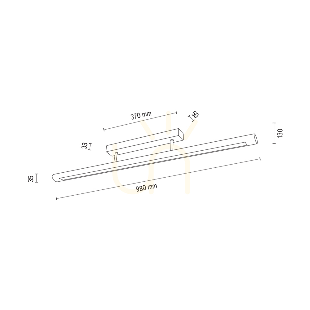 Pohled Stropní svítidlo Razmus, olejovaný dub/matný nikl, 1xLED 28 W, 98 cm Stropní svítidlo Razmus, olejovaný dub/matný nikl, 1xLED 28 W, 98 cm