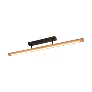 Stropní svítidlo Razmus, olejovaný dub/černá, 1xLED 28 W, 98 cm 1 Stropní svítidlo Razmus, olejovaný dub/černá, 1xLED 28 W, 98 cm small 1