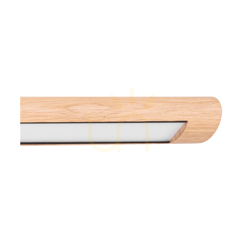 Náhled Stropní svítidlo Razmus, olejovaný dub/černá, 1xLED 28 W, 98 cm Stropní svítidlo Razmus, olejovaný dub/černá, 1xLED 28 W, 98 cm
