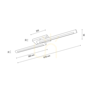 Stropní svítidlo Razmus, olejovaný dub/černá, 2xLED, 31 W, 107 cm 3 Stropní svítidlo Razmus, olejovaný dub/černá, 2xLED, 31 W, 107 cm small 3
