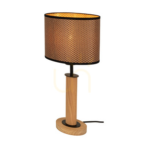 Stojací lampa Mercedes, olejovaný dub/černá, hnědo-černo-zlaté stínidlo, 1xE27, 25 cm 1 Stojací lampa Mercedes, olejovaný dub/černá, hnědo-černo-zlaté stínidlo, 1xE27, 25 cm small 1