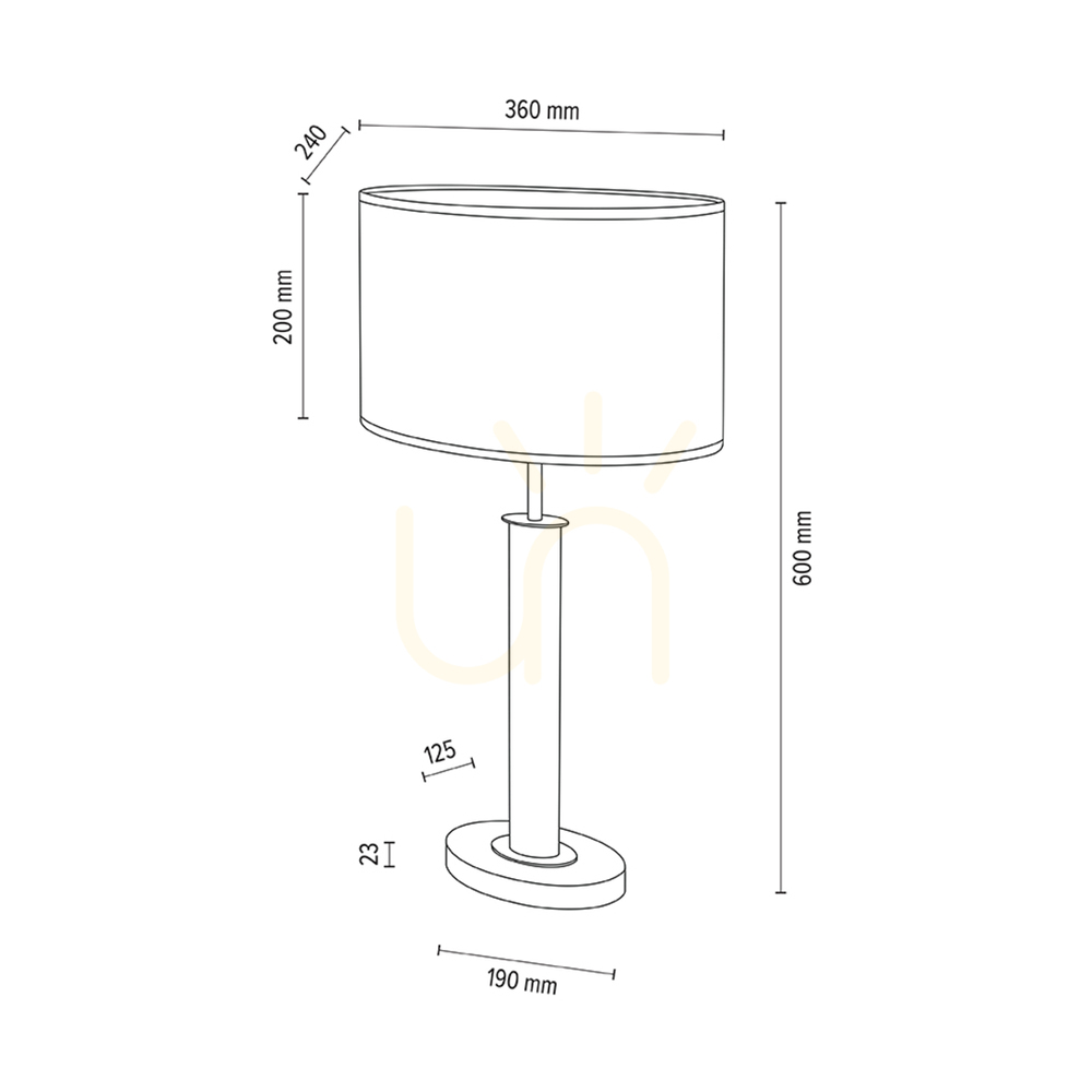 Kontrola Stolní lampa Mercedes, olejovaný dub/černá, hnědo-černo-zlatý stínidlo, 1xE27, 36 cm Stolní lampa Mercedes, olejovaný dub/černá, hnědo-černo-zlatý stínidlo, 1xE27, 36 cm