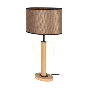 Stolní lampa Mercedes, olejovaný dub/černá, hnědo-černo-zlatý stínidlo, 1xE27, 36 cm 0 Stolní lampa Mercedes, olejovaný dub/černá, hnědo-černo-zlatý stínidlo, 1xE27, 36 cm small 0