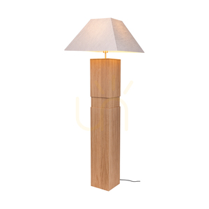 Stojací lampa Forte, olejovaný dub/matný nikl, béžové stínidlo, 1xE27, 58 cm 1 Stojací lampa Forte, olejovaný dub/matný nikl, béžové stínidlo, 1xE27, 58 cm small 1