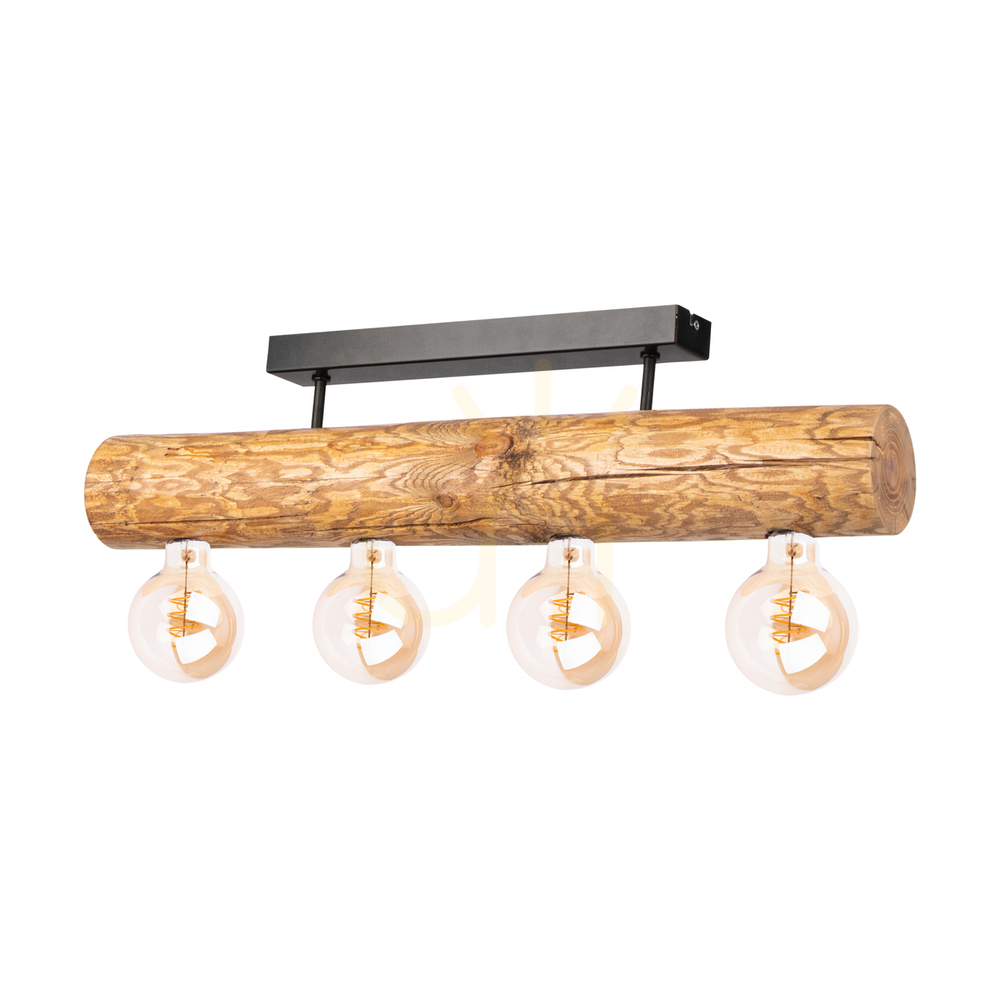 Kontrola Stropní svítidlo Core, hnědé/černé, 4xE27, 70 cm Stropní svítidlo Core, hnědé/černé, 4xE27, 70 cm