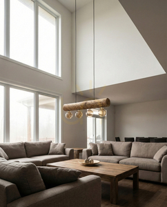 Závěsné svítidlo Core, hnědé/černé, 4xE27, 70 cm 1 Závěsné svítidlo Core, hnědé/černé, 4xE27, 70 cm small 1