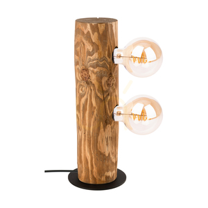 Stolní lampa Core, hnědá/černá, 2xE27, Ø 15 cm 0 Stolní lampa Core, hnědá/černá, 2xE27, Ø 15 cm small 0