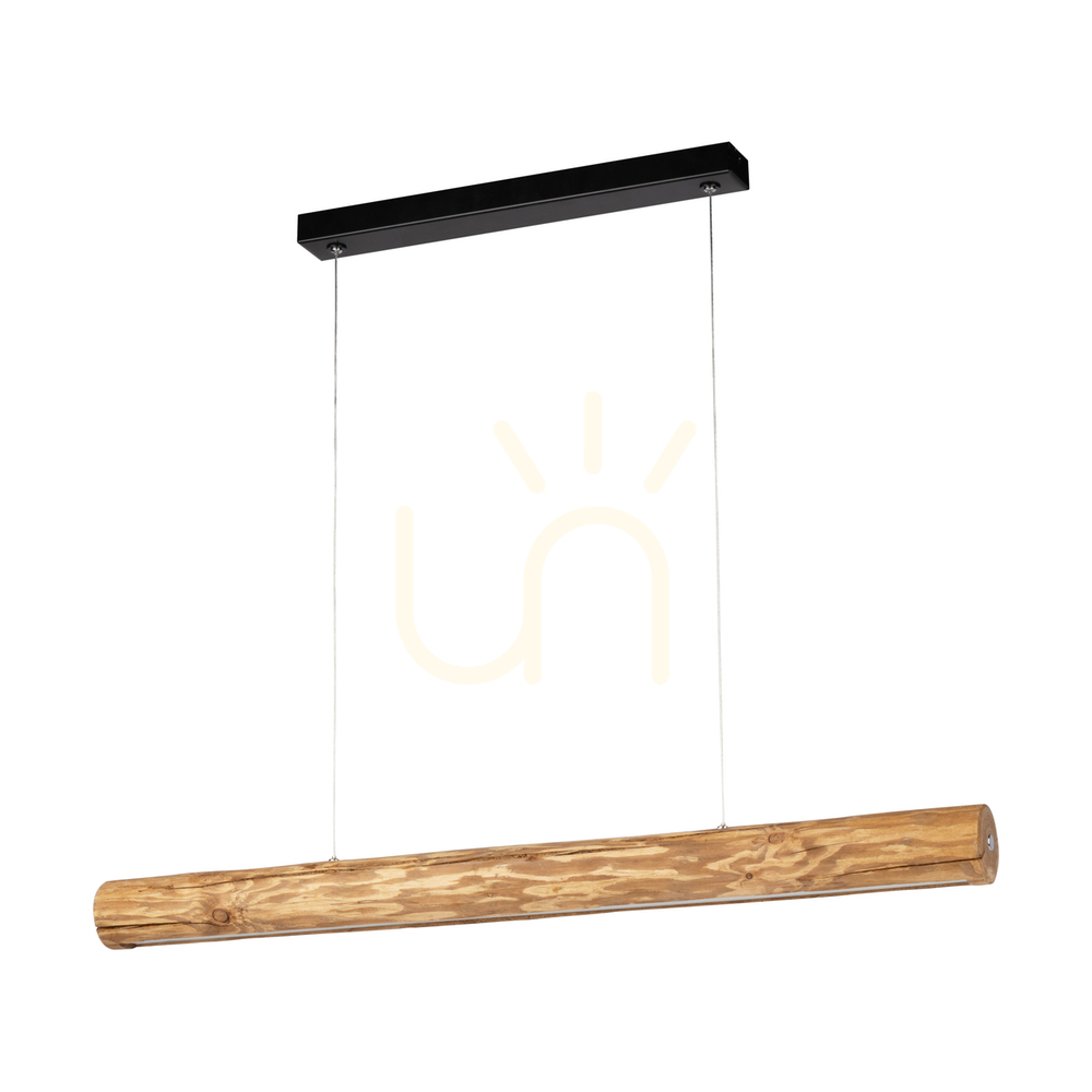 Vudovi Pendant Light, Brown/Black, 1xLED, 35 W, 90 cm