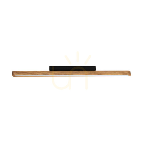 Kontrola Stropní svítidlo Forestier, hnědé/černé, 1xLED, 17 W, 90 cm