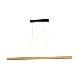 Závěsné svítidlo Forestier, hnědé/černé, 1xLED 23 W, osvětlení nahoru i dolů, 118 cm small 0