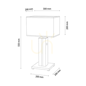 Stolní lampa Flamo, ořech/černá, bílé stínidlo, 1xE27 + 1xLED 4,6 W, 30 cm 2 Stolní lampa Flamo, ořech/černá, bílé stínidlo, 1xE27 + 1xLED 4,6 W, 30 cm small 2