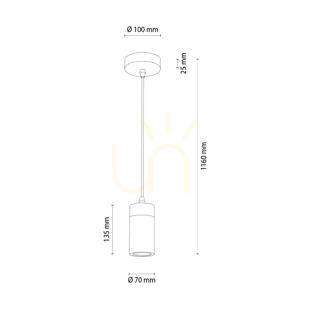 Pohled Závěsné svítidlo Artemis, olejovaný dub/černá, 1xGU10, 6 W, Ø10 cm Závěsné svítidlo Artemis, olejovaný dub/černá, 1xGU10, 6 W, Ø10 cm