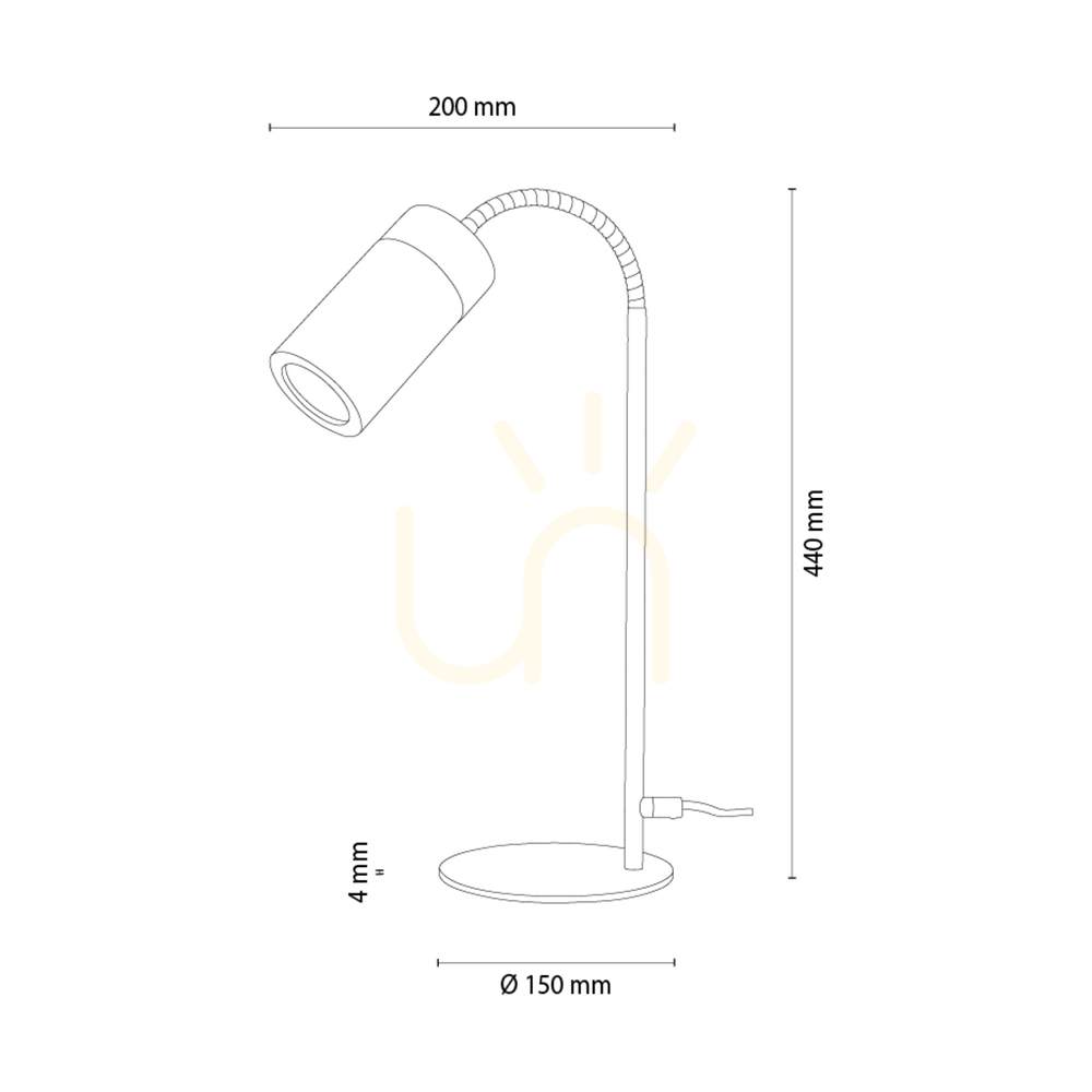 Pohled Stolní lampa Artemis, olejovaný dub/černá, 1xGU10, 6 W, 20 cm Stolní lampa Artemis, olejovaný dub/černá, 1xGU10, 6 W, 20 cm