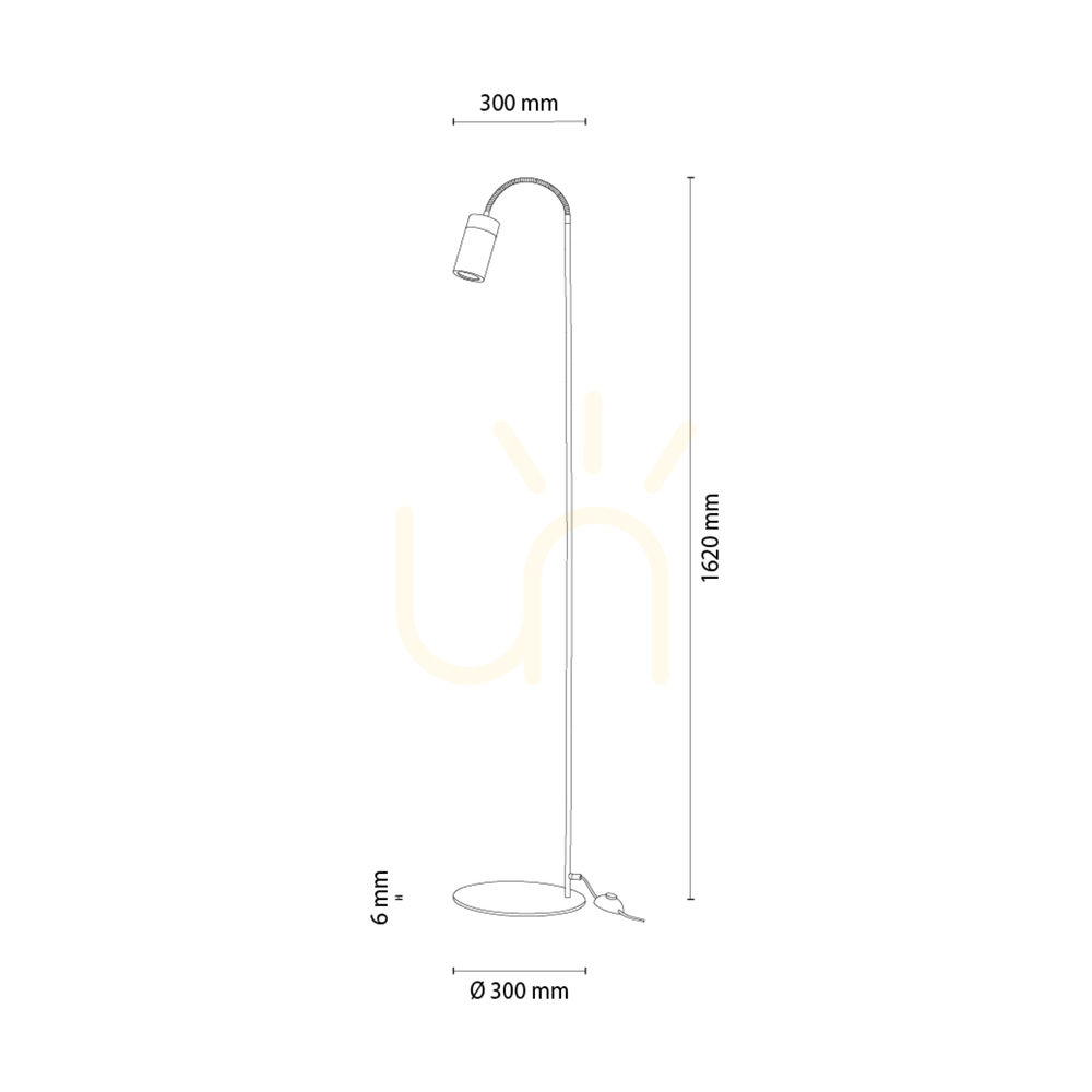 Pohled Stojací lampa Artemis, olejovaný dub/černá, 1xGU10, 6 W, 35 cm Stojací lampa Artemis, olejovaný dub/černá, 1xGU10, 6 W, 35 cm